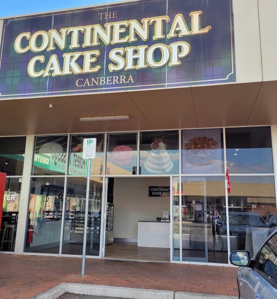 The Continental Cake Shop storefront on Reed Street North, Greenway