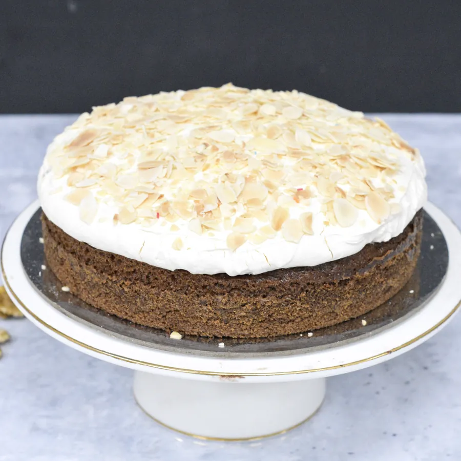 Carrot Cake, spiced carrot cake with cream cheese icing